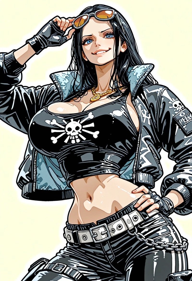 Nico Robin bikini sexy mông đẹp mê hồn