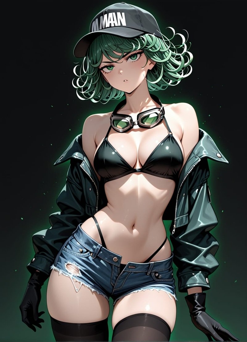 Tatsumaki sexy bikini, đôi chân thon dài mê hoặc