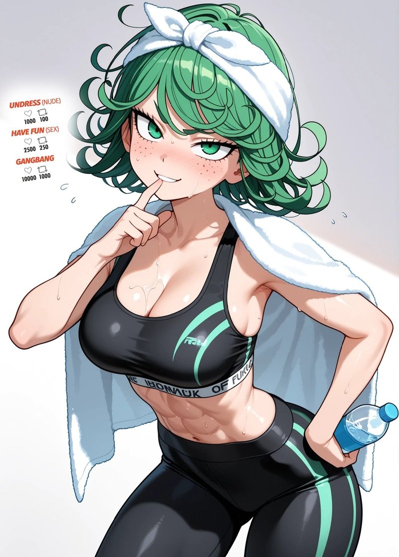 Tatsumaki mặc bikin mỏng, ngực nở đầy đặn cuốn hút