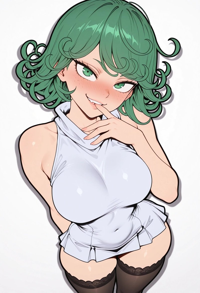 Tatsumaki bikin mỏng manh, vòng một nảy nở hấp dẫn