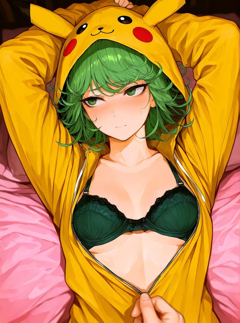 Body Tatsumaki mặc bikini siêu quyến rũ, fanart hot