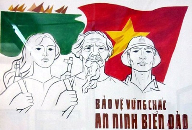 tranh vẽ chủ quyền biển đảo việt nam 1