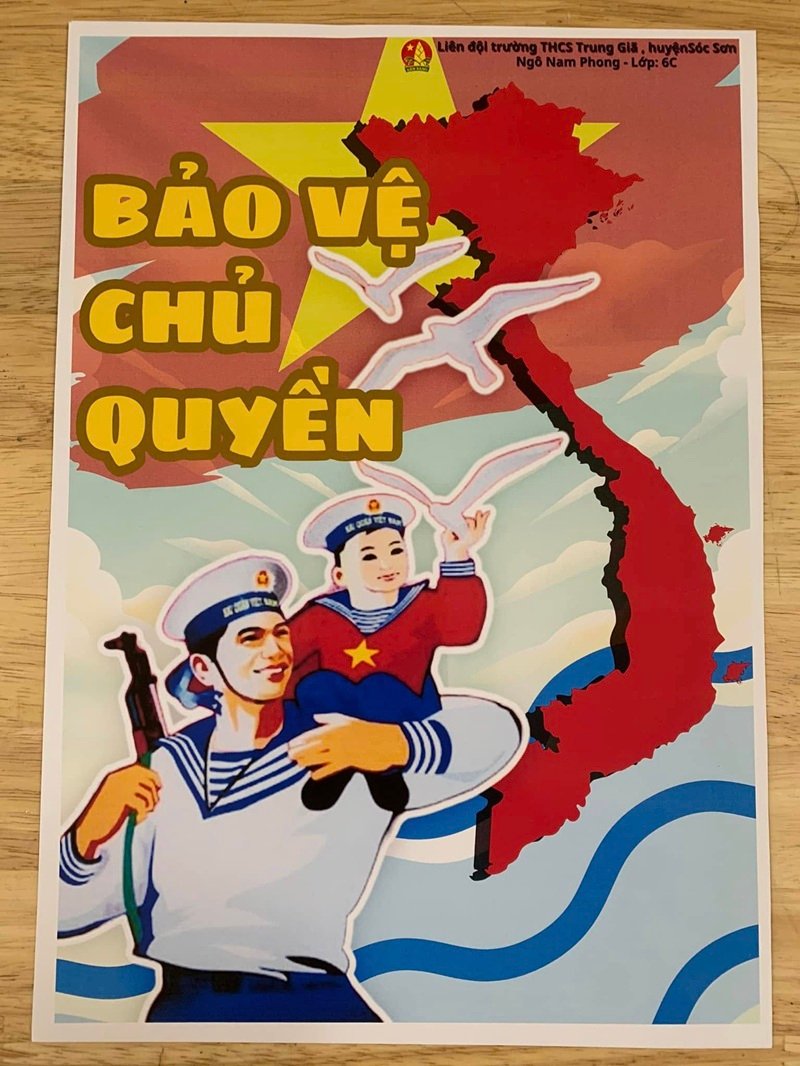 tranh vẽ chủ quyền biển đảo việt nam 15