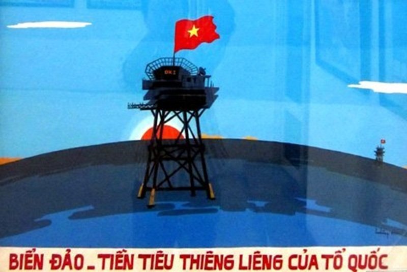 tranh vẽ chủ quyền biển đảo việt nam 2