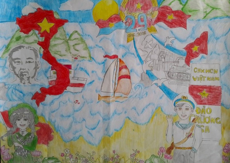 tranh vẽ chủ quyền biển đảo việt nam 27