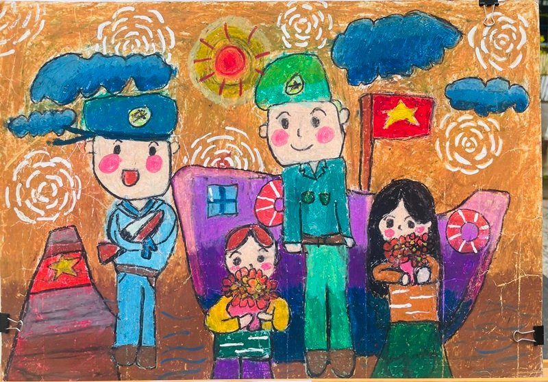 tranh vẽ chủ quyền biển đảo việt nam 33