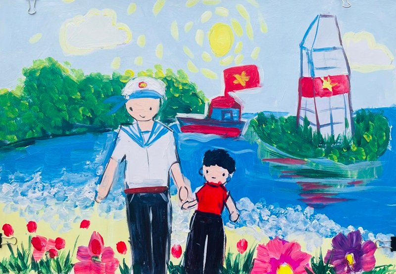 tranh vẽ chủ quyền biển đảo việt nam 38