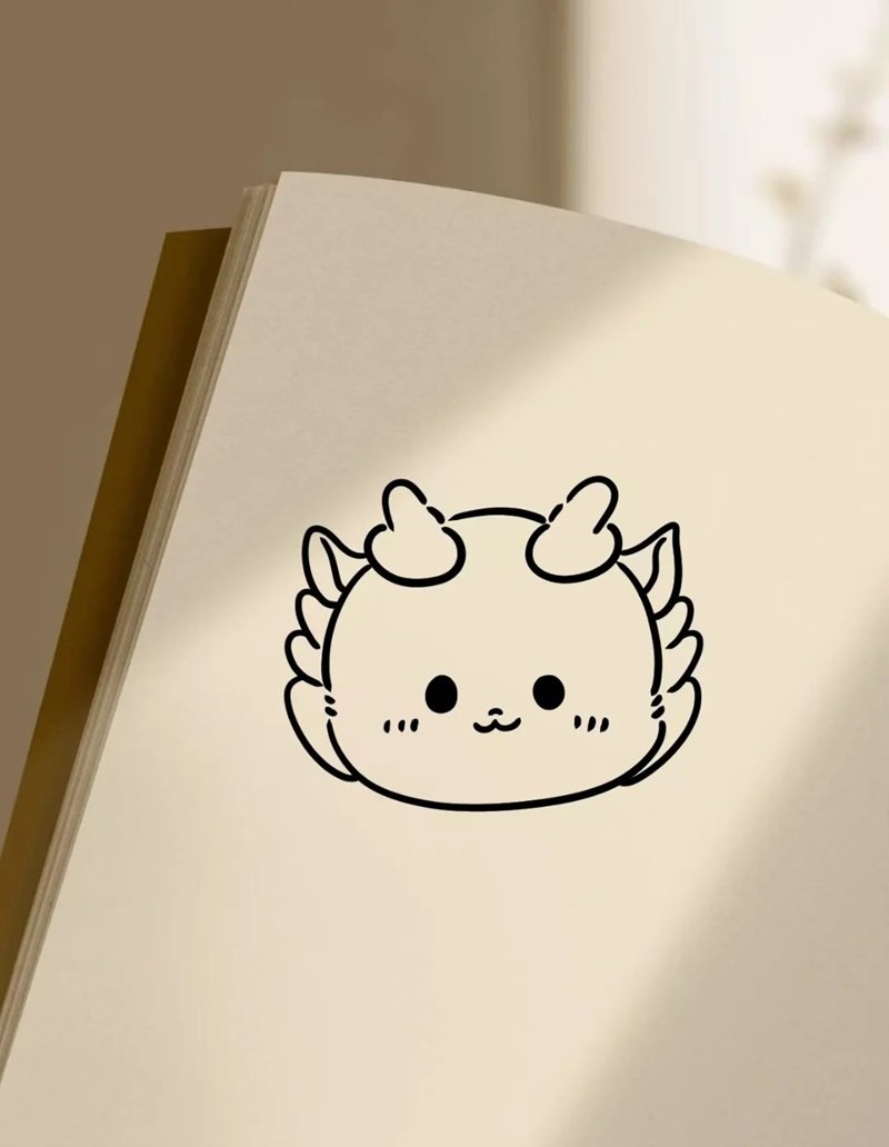 vẽ con rồng cute