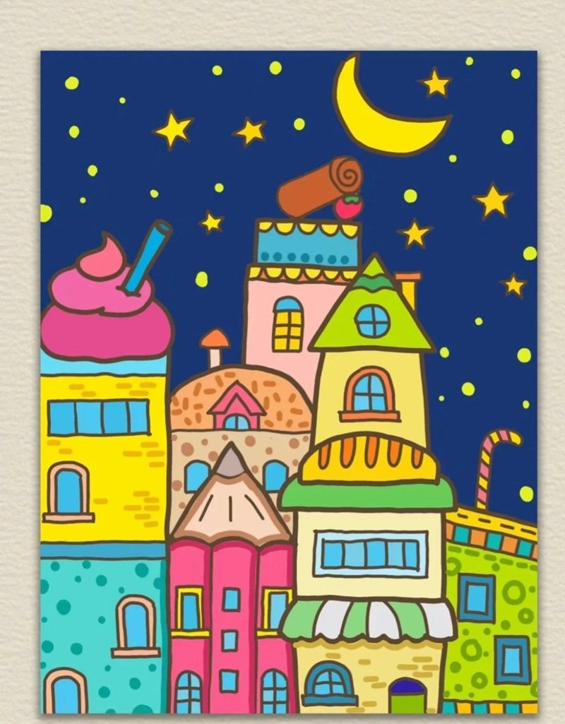 vẽ ngôi nhà đẹp đơn giản 33