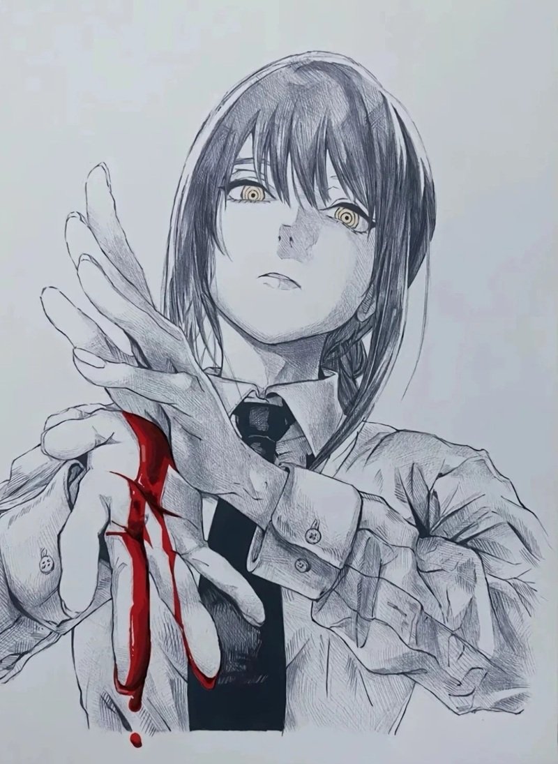 vẽ nhân vật anime 14