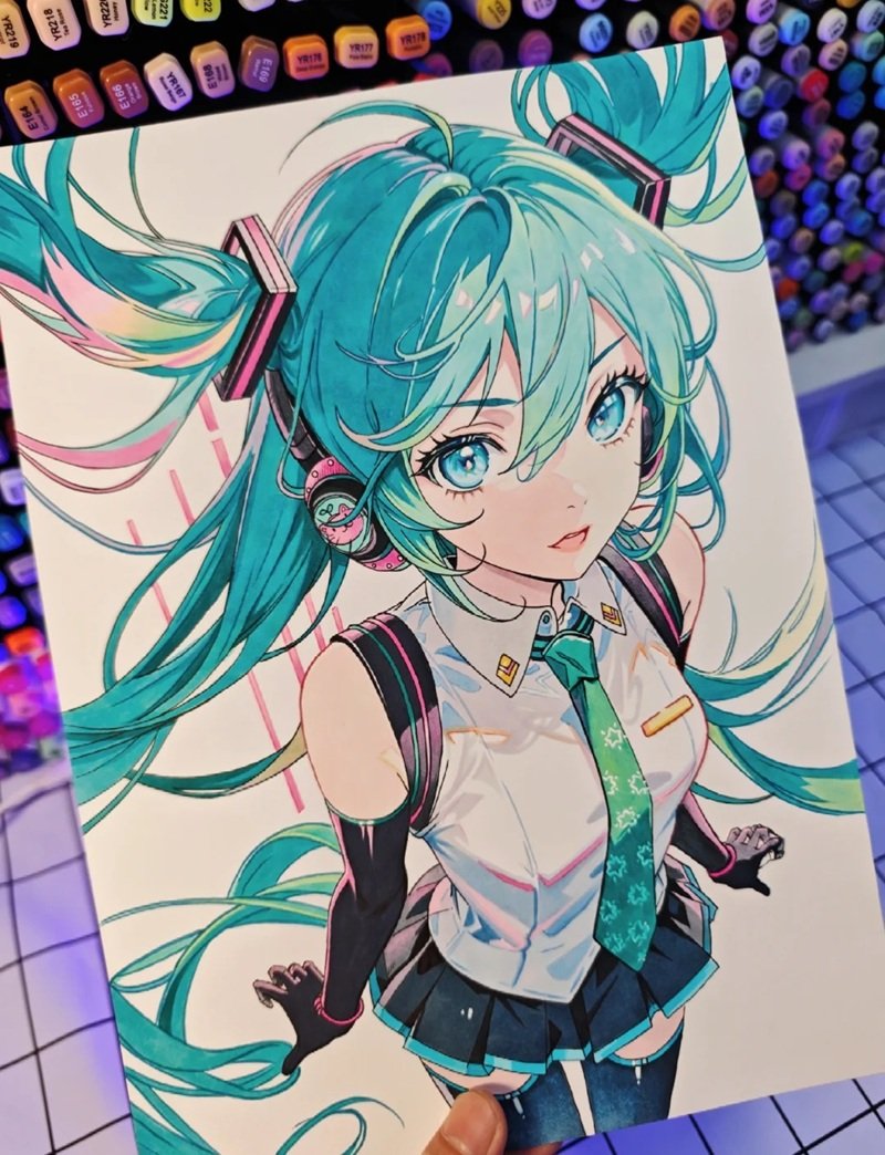 vẽ nhân vật anime 16