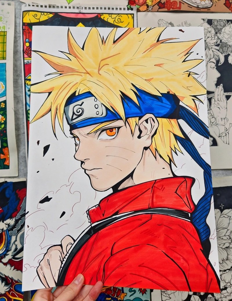 vẽ nhân vật anime 18