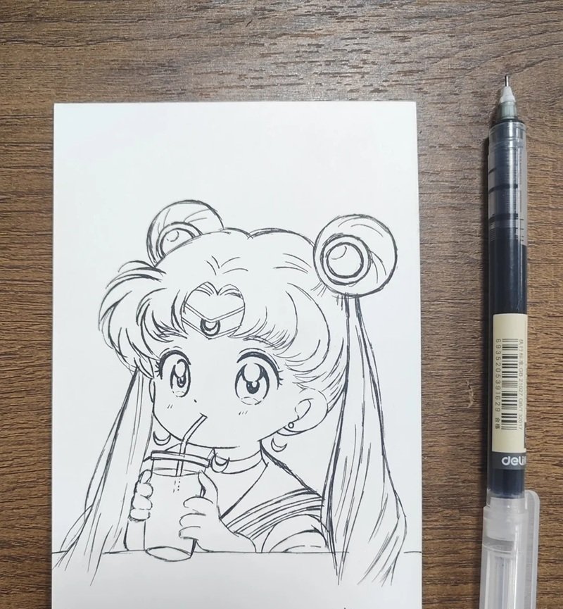 vẽ nhân vật anime 37