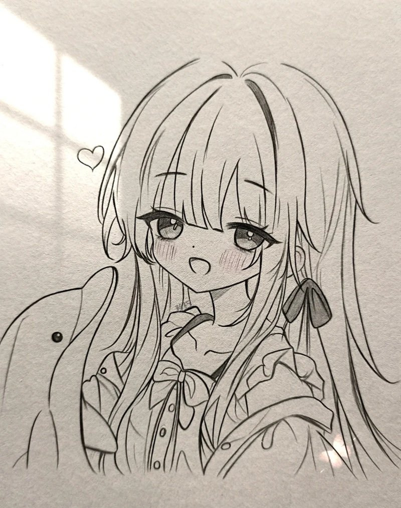 vẽ nhân vật anime 4