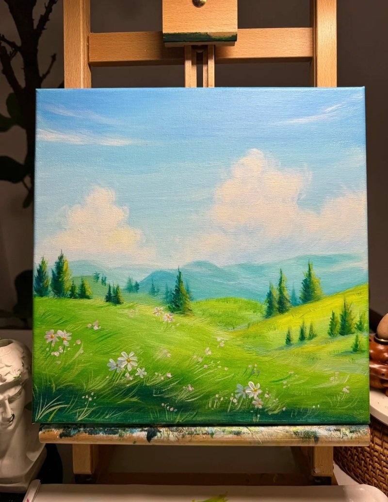 vẽ phong cảnh thiên nhiên 10