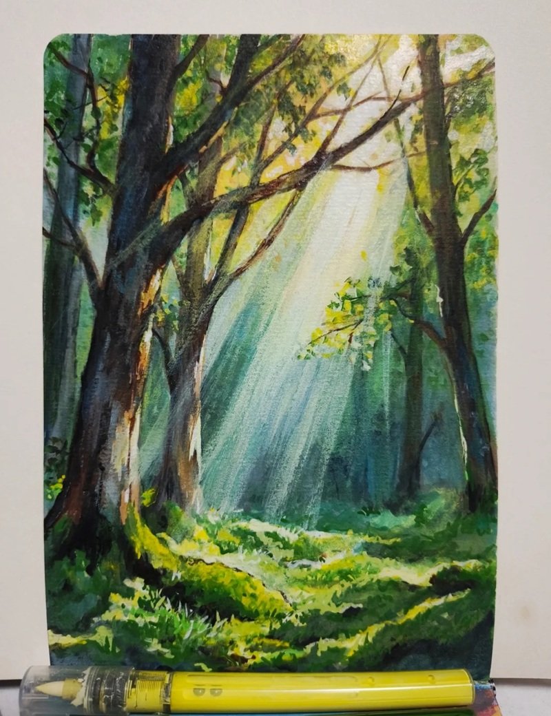 vẽ phong cảnh thiên nhiên 11