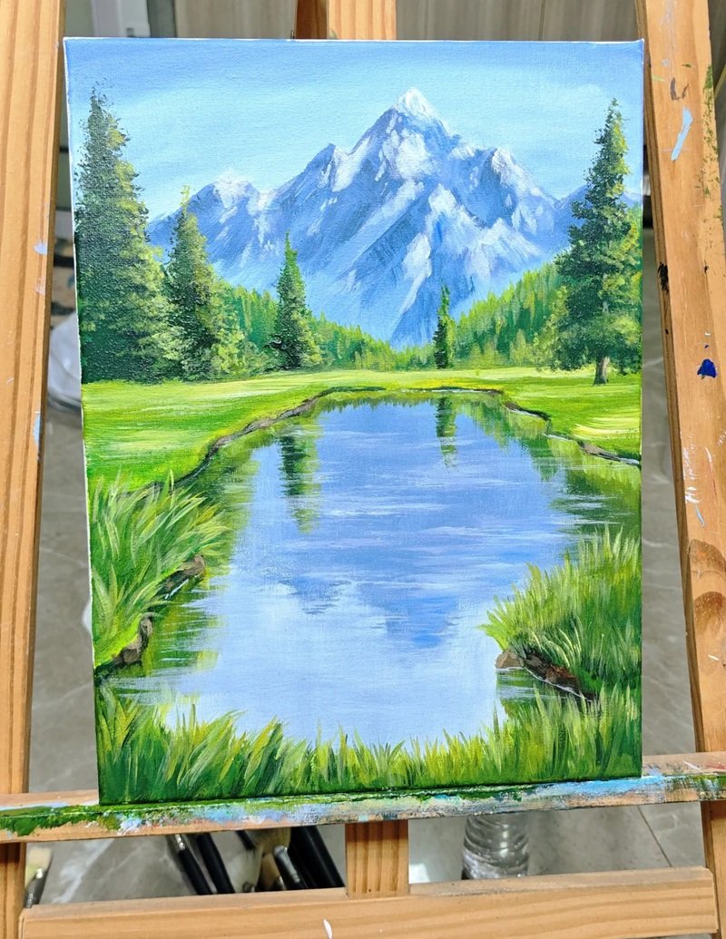 vẽ phong cảnh thiên nhiên 8