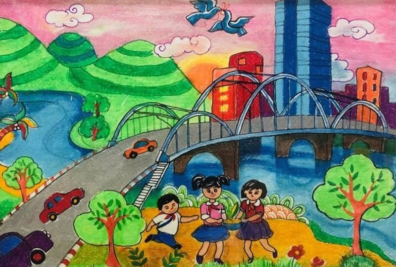 vẽ thành phố tương lai 2