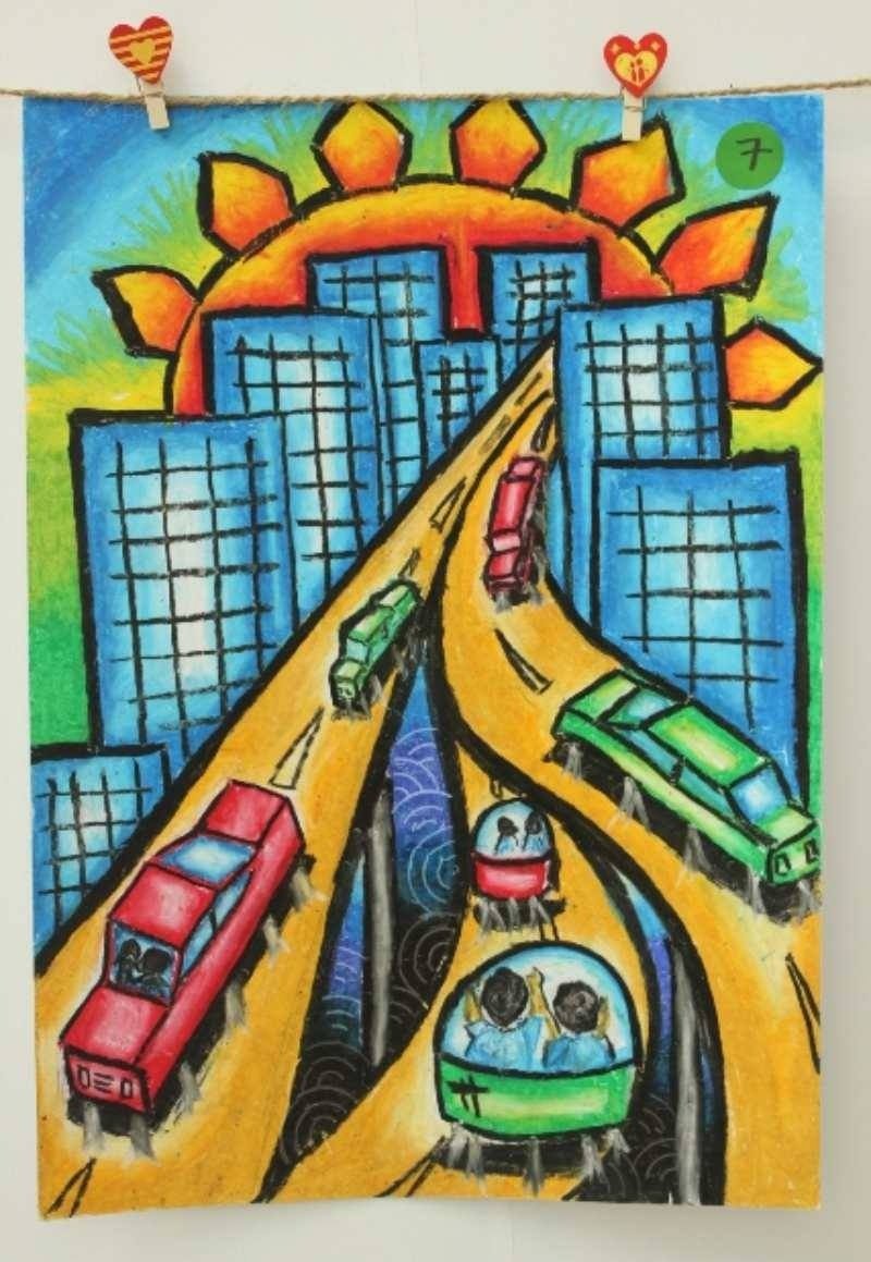 vẽ thành phố tương lai 20