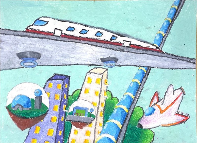 vẽ thành phố tương lai 24