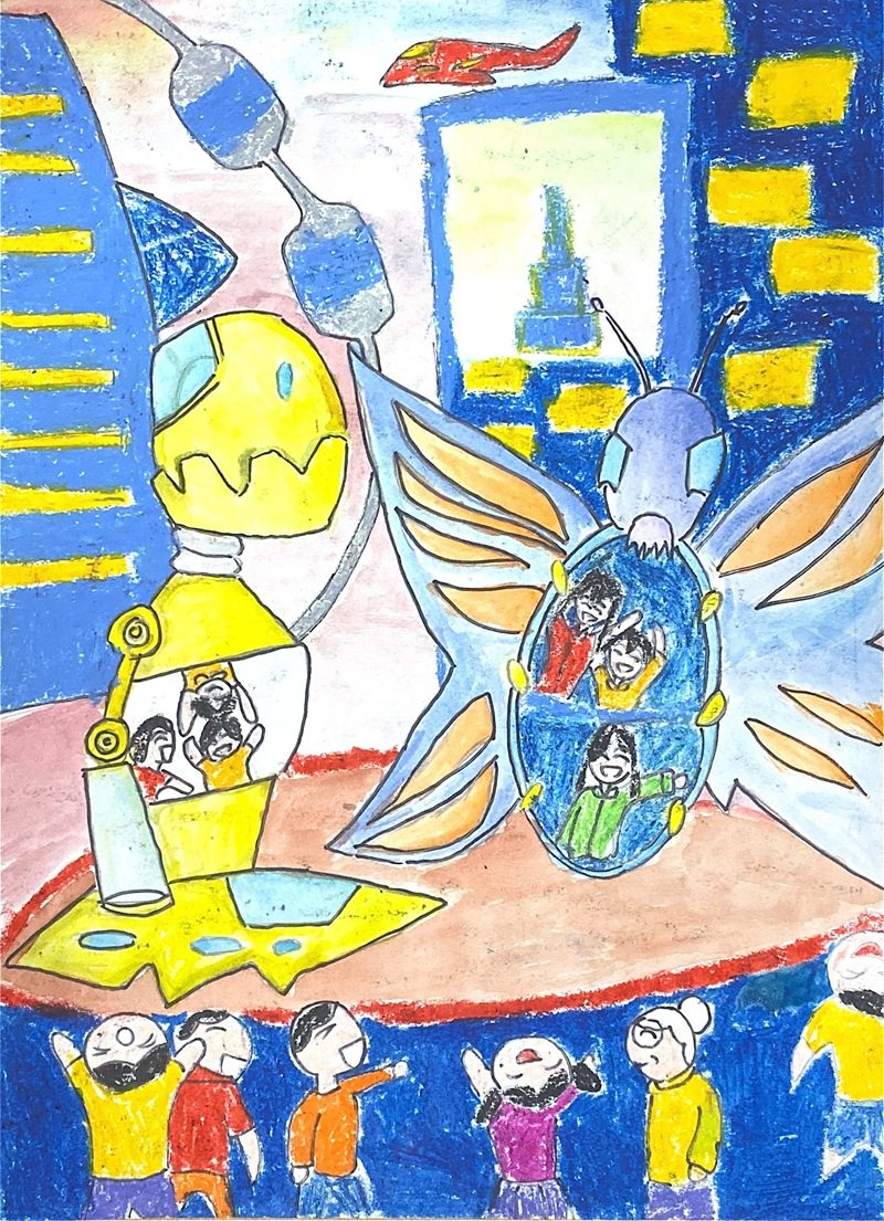 vẽ thành phố tương lai 34