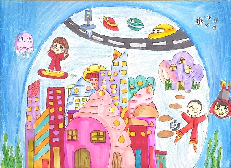 vẽ thành phố tương lai 36