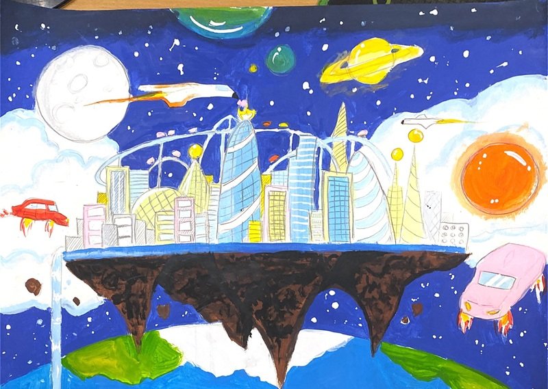 vẽ thành phố tương lai 39