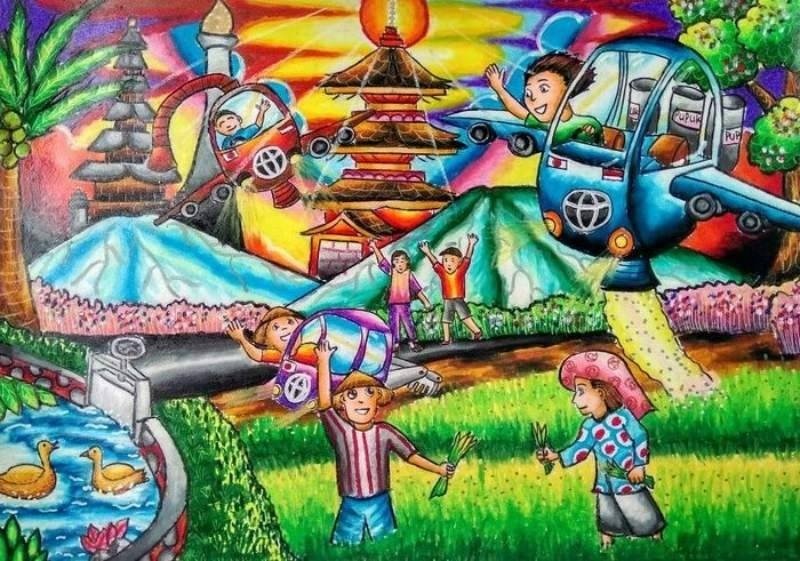 vẽ thành phố tương lai 5