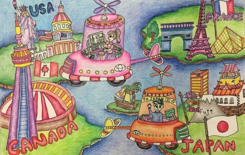 vẽ thành phố tương lai 7