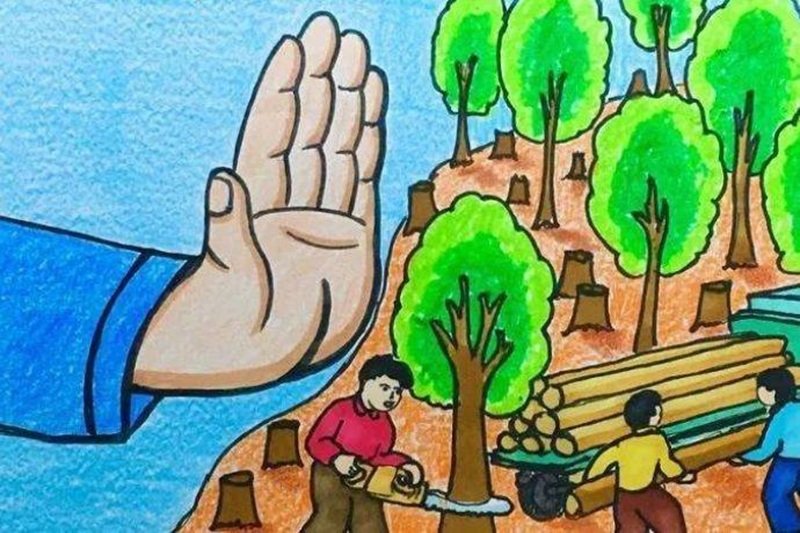 vẽ tranh cổ động bảo vệ môi trường 10