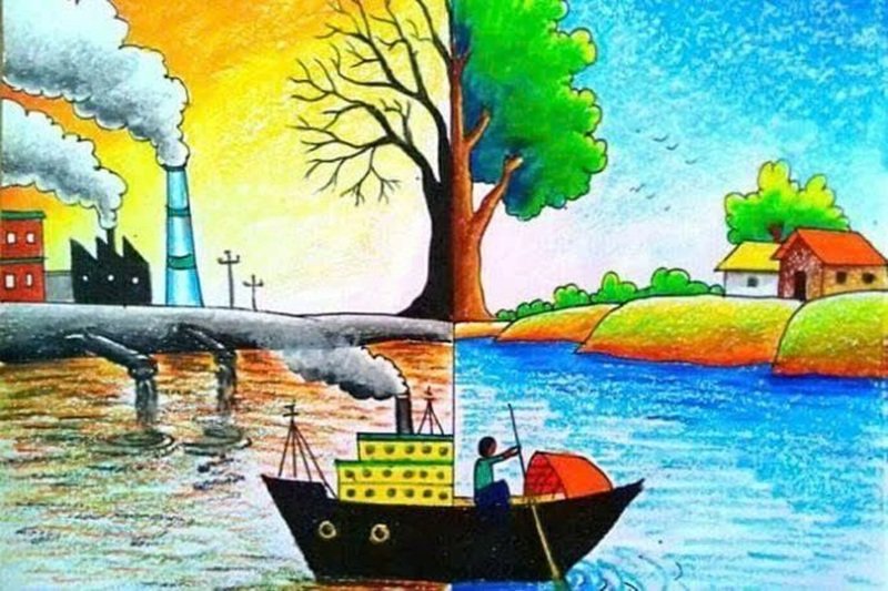 vẽ tranh cổ động bảo vệ môi trường 17