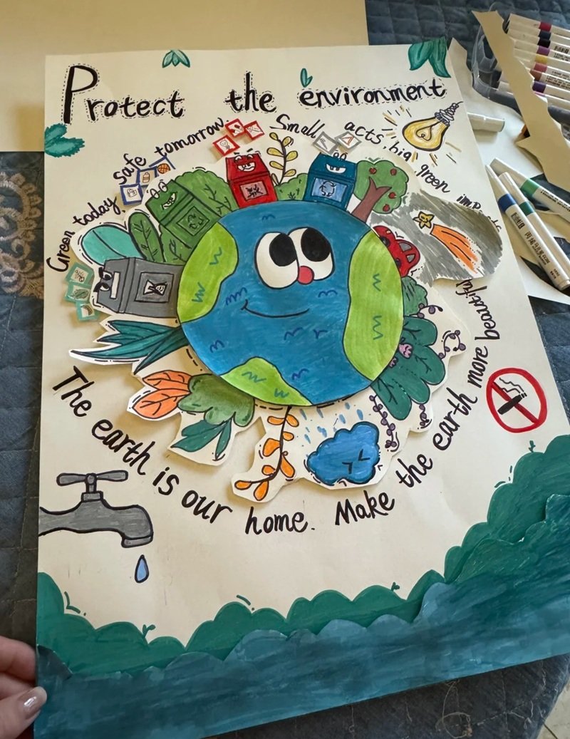 vẽ tranh cổ động bảo vệ môi trường 25