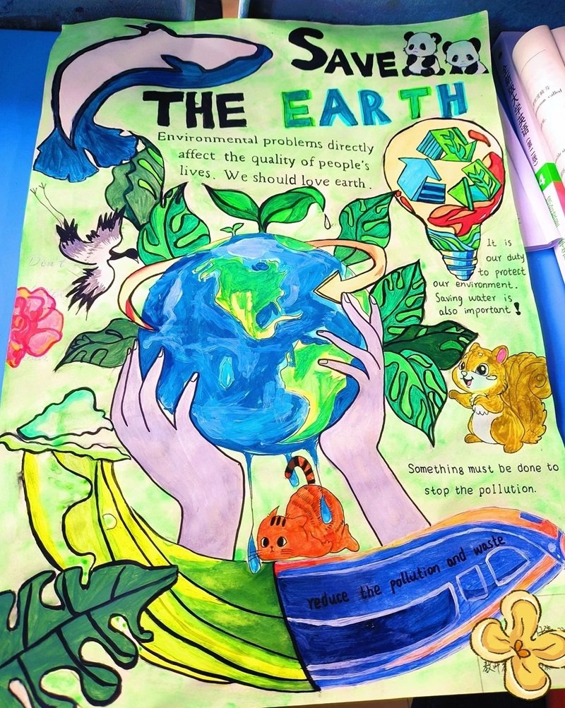 vẽ tranh cổ động bảo vệ môi trường 26