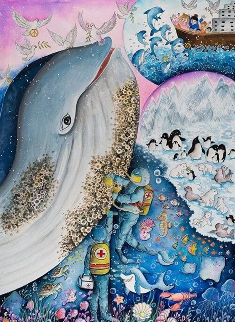 vẽ tranh cổ động bảo vệ môi trường 31