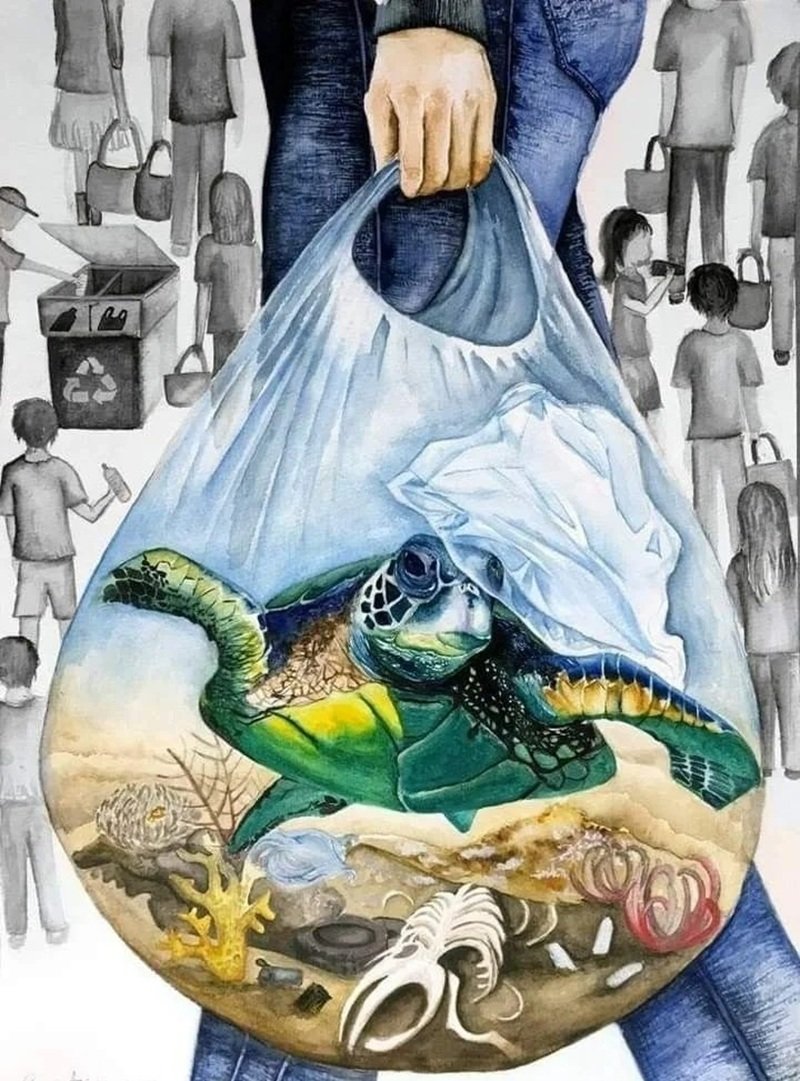 vẽ tranh cổ động bảo vệ môi trường 33