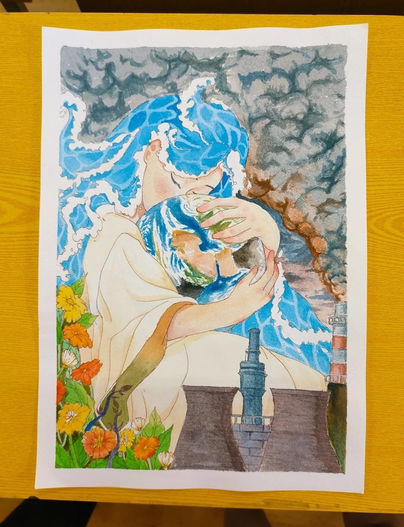 vẽ tranh cổ động bảo vệ môi trường 34