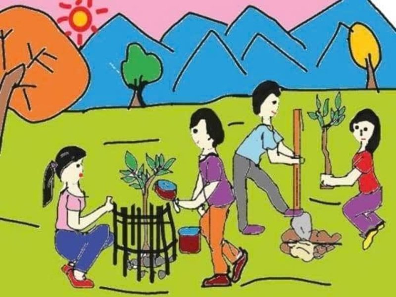 vẽ tranh cổ động bảo vệ môi trường 6