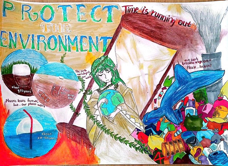 vẽ tranh đan mạch trong mắt em 2