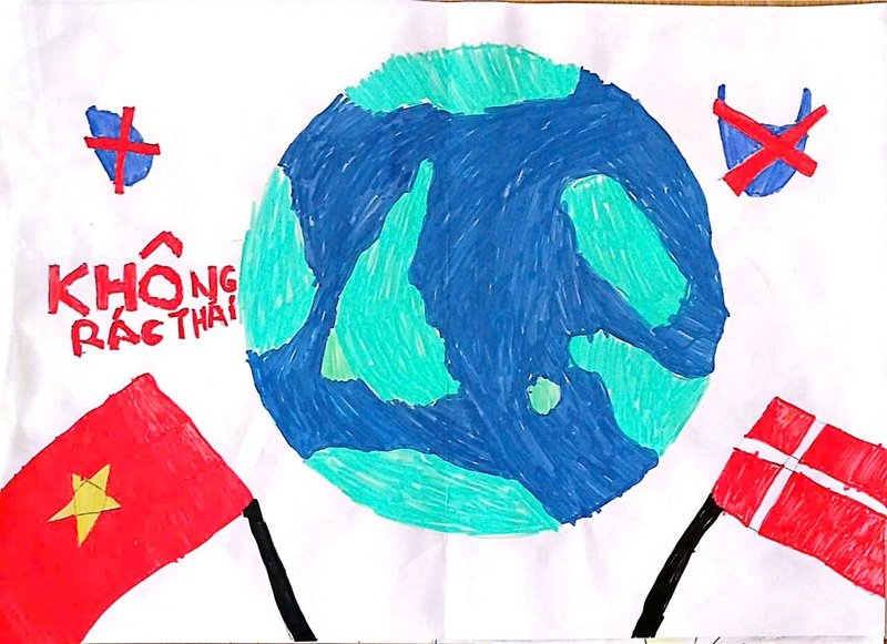 vẽ tranh đan mạch trong mắt em 20