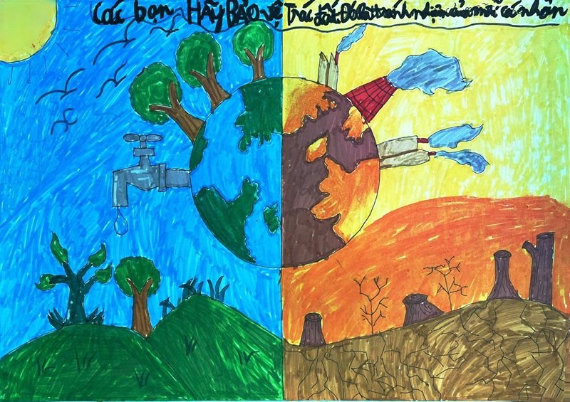 vẽ tranh đan mạch trong mắt em 33