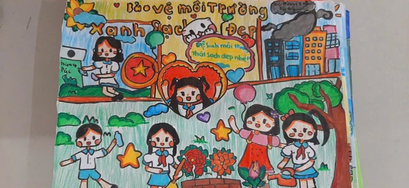 vẽ tranh đan mạch trong mắt em 40