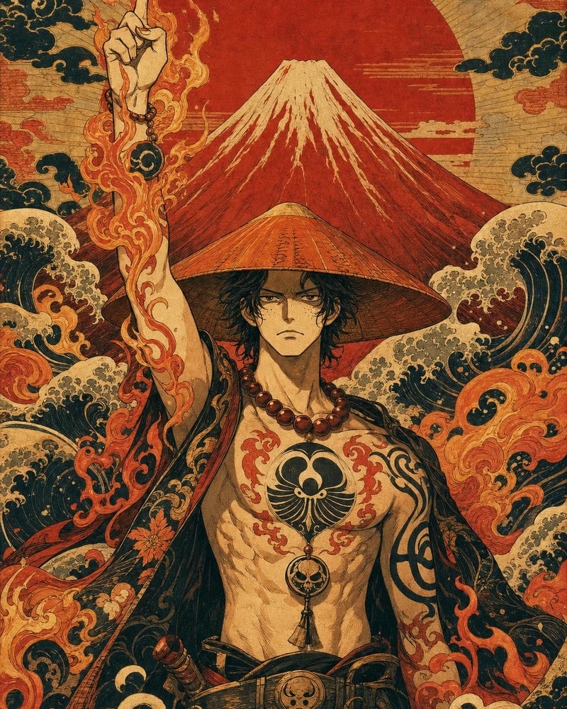 Ace anime với diện mạo phóng khoáng cùng thần thái tự tin