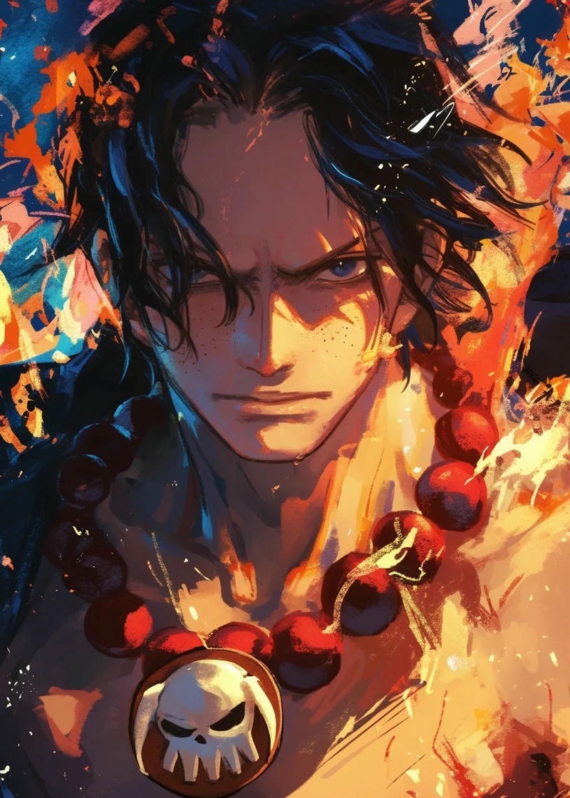 Ace trong anime nổi bật qua biểu cảm tự tin và cuốn hút