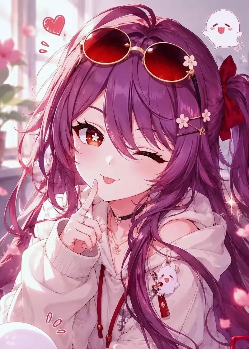 Ảnh Hutao anime mang thần thái hoạt bát cùng gương mặt xinh xắn