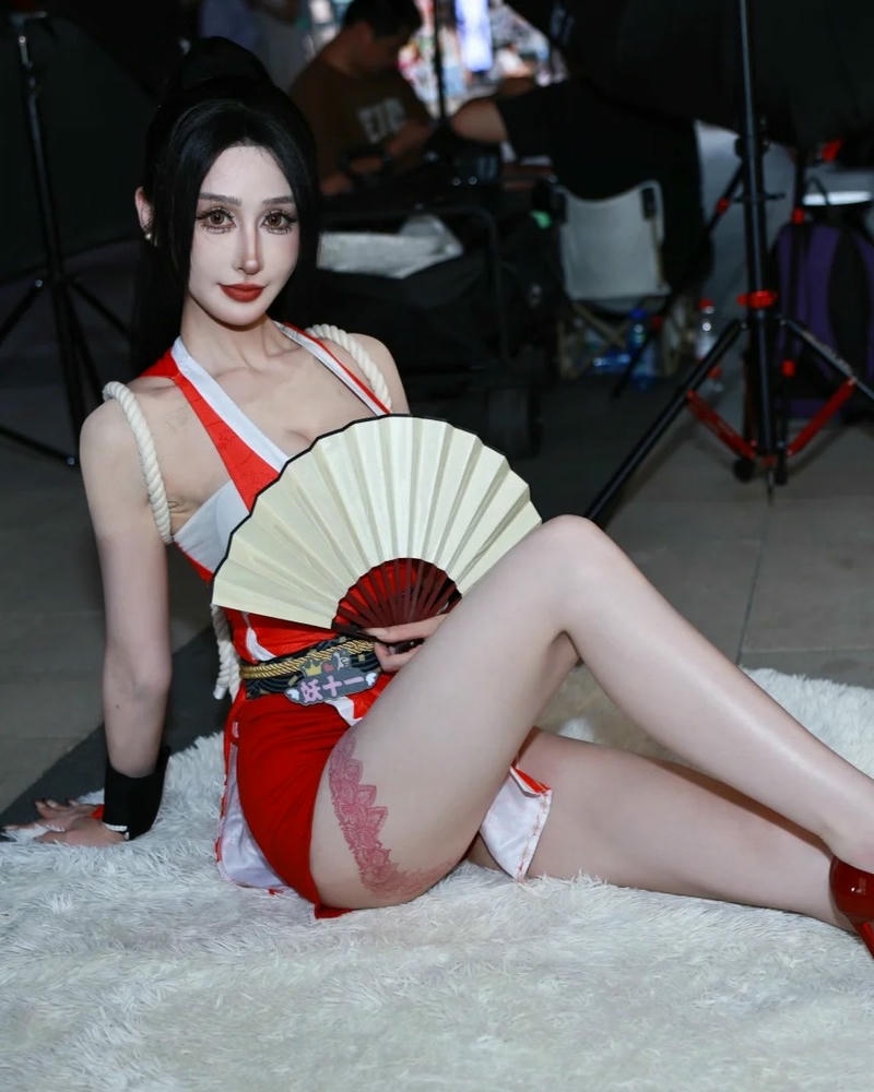 Ảnh Mai Shiranui hóa trang với thần thái nổi bật