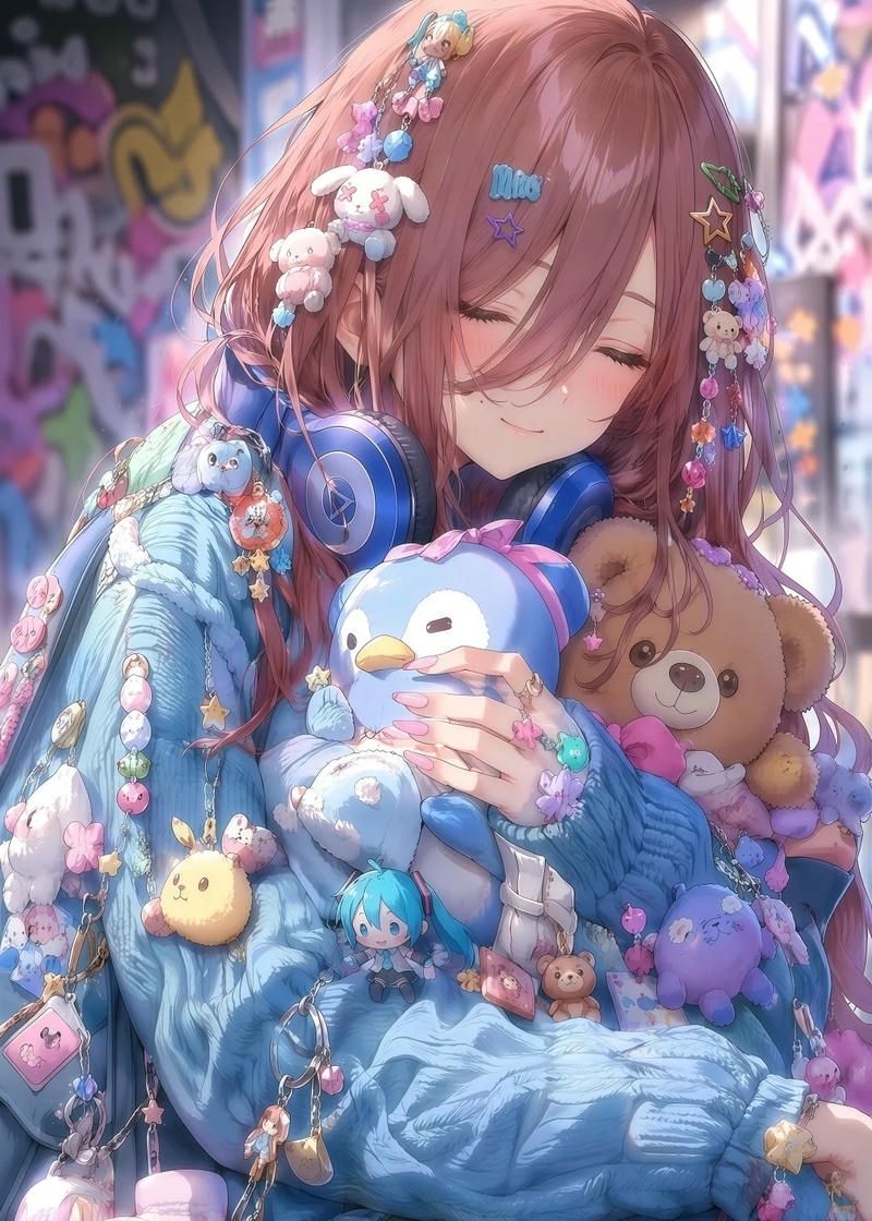 Ảnh Miku Nakano anime mang nét đẹp trong trẻo