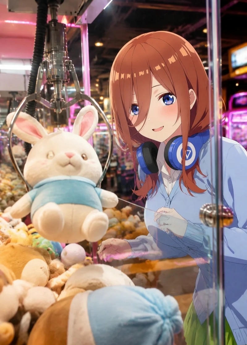 Ảnh Miku Nakano anime thể hiện nét đẹp thanh lịch