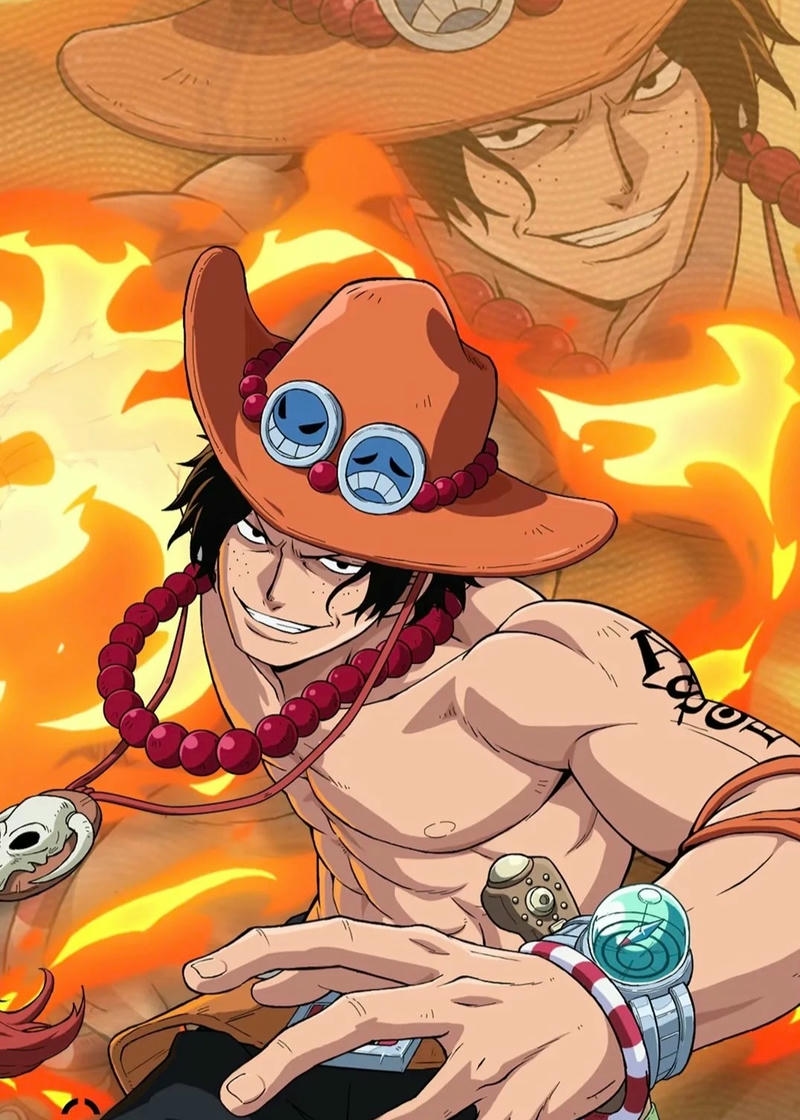 Ảnh ace anime mang vẻ ngoài nổi bật cùng phong thái tự do