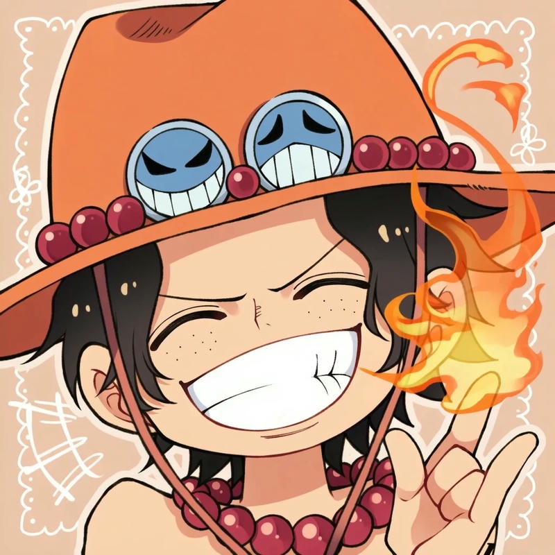 Ảnh ace anime thể hiện phong thái mạnh mẽ và đầy cá tính