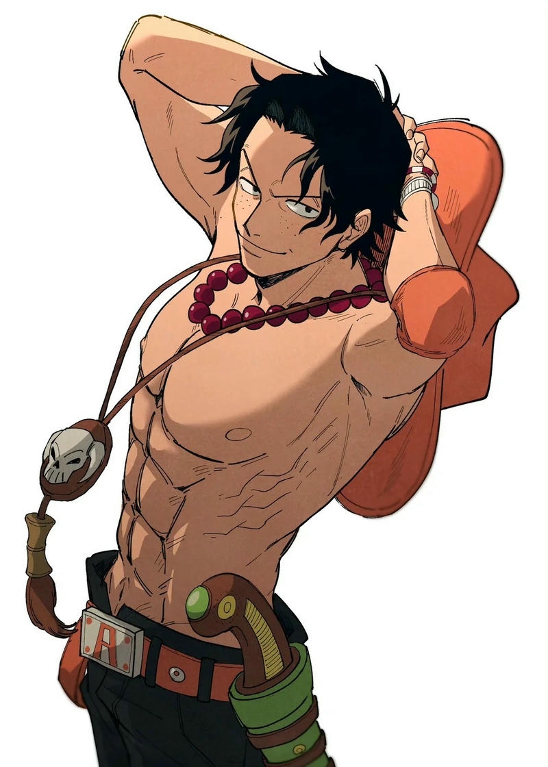 Ảnh ace anime thể hiện vẻ đẹp nam tính cùng biểu cảm tự tin